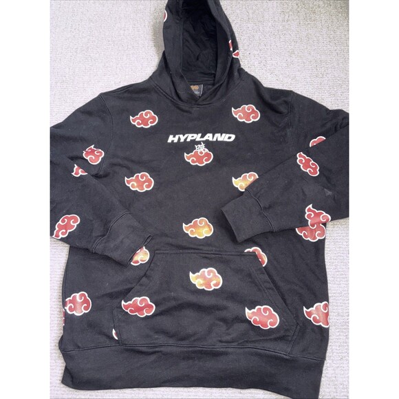 Hypland Naruto Akatsuki Rare Size Large Men Hoodie Anime Shippuden Pain Itachi